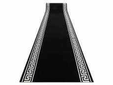 Tapis de couloir bcf morad grek grec noir 90 cm 90x990