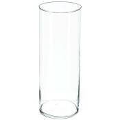 Vase cylindre verre H40cm Atmosphera créateur d'intérieur