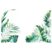1set Feuille Plantes Tropicales Peel and Stick Stickers