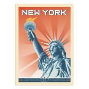 Affiche New York Statue de la Liberté 30x40 cm