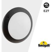 Applique ou plafonnier d'extérieur étanche Fumagalli berta E27 - Noir - Noir