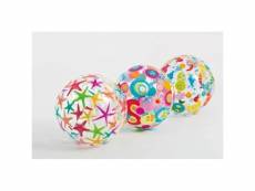 Ballon gonflable design mer - d 51 cm - vinyle - modèle aléatoire