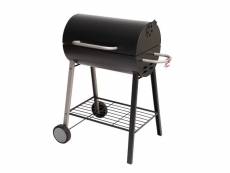 Barbecue à charbon arguin - l. 55 x l. 32,5 cm - noir