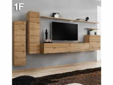 Combinaison de meubles berit chêne modèle 1 f MSAM101-F