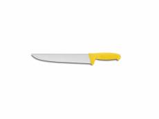 Couteau de boucher lame 280mm couleur jaune - l2g -