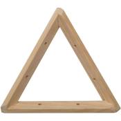 Equerre triangle en pin brut 20 cm - Brut