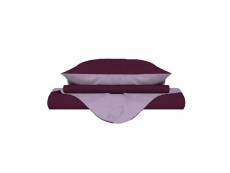 Homemania enveloppe de couette double - violet - 150 x 200 cm
