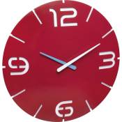 Horloge murale TFA Dostmann 60.3047.05 à quartz 35 cm x 3.5 cm rouge V790092