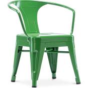 Kid Style - Chaise pour enfant Stylix – avec accoudoirs - Métal Vert - Fer - Vert