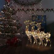 Maison du'Monde - Décorations de Noël de renne Acrylique 3 pcs