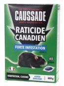 Pâte raticide canadien Forte infestation Caussade
