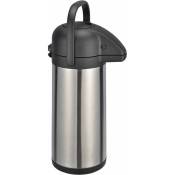 Spetebo - Airpot 3 litres en acier inoxydable - Pompe