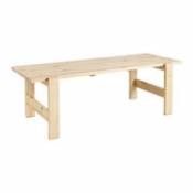 Table rectangulaire Weekday / 180 x 66 cm - Bois - Hay bois naturel en bois