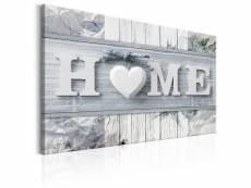 Tableau vintage home: winter house taille 120 x 80