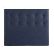 Tête de lit capitonnée bleu marine 160 cm