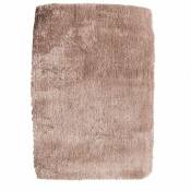 Thedecofactory - best of - Tapis poils longs toucher laineux beige/taupe 60x110 - Beige