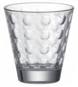Verre à whisky Optic / H 9 x Ø 8,5 cm - 215 ml - Leonardo transparent en verre