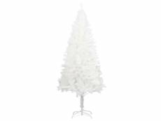 Vidaxl arbre de noël artificiel aiguilles réalistes blanc 150 cm 321022