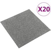 Vidaxl - Dalles de tapis de sol 20 pcs 5 m² 50x50