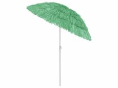 Vidaxl parasol de plage hawaii vert 180 cm