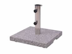 Vidaxl socle de parasol en granite 20 kg