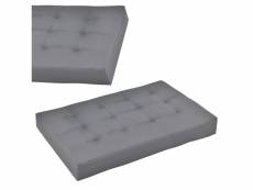 1x coussin d’assise en gris clair pour intérieur et extérieur rembourré meuble pour canapé euro palette helloshop26 03_0000141