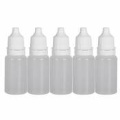 50pcs 10 ml de volume de bouteilles de plastique vides Compte-gouttes à récipient pour les yeux - Jeffergarden