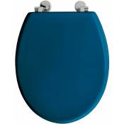 Allibert - Abattant wc en hdf boliva bleu canard -