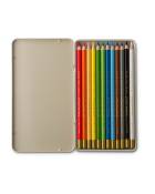 Boîte de 12 crayons en bois de couleurs variés