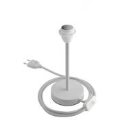 Creative Cables - Alzaluce pour abat-jour - Lampe de table en métal 20 cm - Blanc mat - Blanc mat