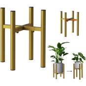 Dandibo - Support de plante réglable en métal doré