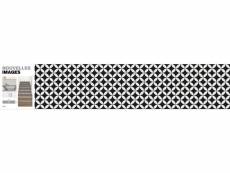 Draeger - stickers rosaces noir et blanc 98 x 19.5 cm (lot de 3)