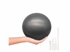 Lot de 5 ballons de fitness pour pilates, gymnastique, diamètre 25 cm - gris