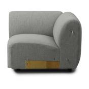 Module angle de canapé gris Swell modular sofa 150