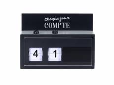 Paris prix - boîte à message 22 chiffres "chaque jour" 21cm noir