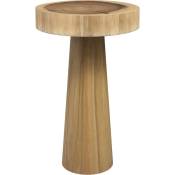 Rendez-vous Déco - Table d'appoint Janah en bois naturel D35 cm - Marron Clair