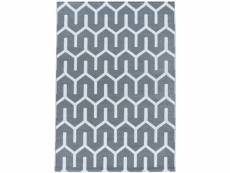 Scandinave - tapis à style nordic - gris 240 x 340