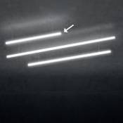 Suspension Alphabet of light Linear / LED - L 120 cm - Artemide blanc en métal