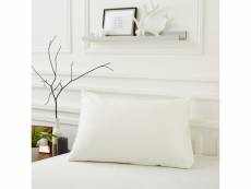 Sweetnight - protège oreiller 50x70 cm | tissu coolmax® | anti transpiration| respirant | fermeture à rabat | qualité hôtellerie de luxe