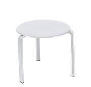 Table d'appoint Alizé / Ø 48 cm - Métal - Fermob blanc en métal