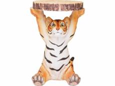 "table d'appoint animal tigre kare design"