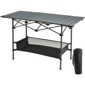 Table de Camping 115 x 55 x 70 cm Charge 100 kg Table