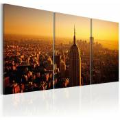 Tableau New York - 120 x 60 cm - Bois clair