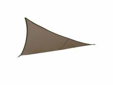 Voile d'ombrage curaçao 3x3x3 m taupe