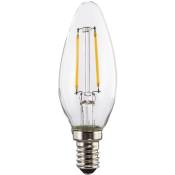 Ampoule filament led, E14, 806LM rempl. ampoule bougie 60W, blc chaud Xavax