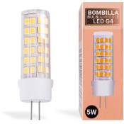 Barcelona Led - Ampoule led G4 bi-pin 12V ac/dc - 5W - Blanc Neutre - Blanc Neutre