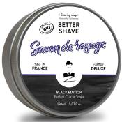 BETTER SHAVE - Savon de Rasage Black Edition 150 mL