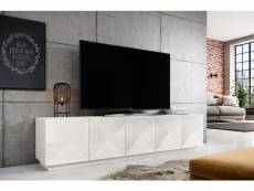 Bobochic meuble tv 200 cm alice blanc