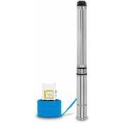 Eberth - Pompe de puits profond 4 pompe à eau immergée pour puits, électrique 1100W, pompe submersible pour puits, diamètre 4 pouces (10cm), câble