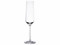 Flûte à champagne en cristal schott zwiesel pure 215 ml - lot de 6 - - cristal x252mm